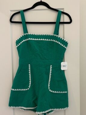 Altar'd State Green Romper - Size XS, NWT